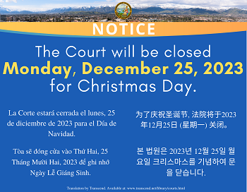 Closed Monday, December 25, 2023